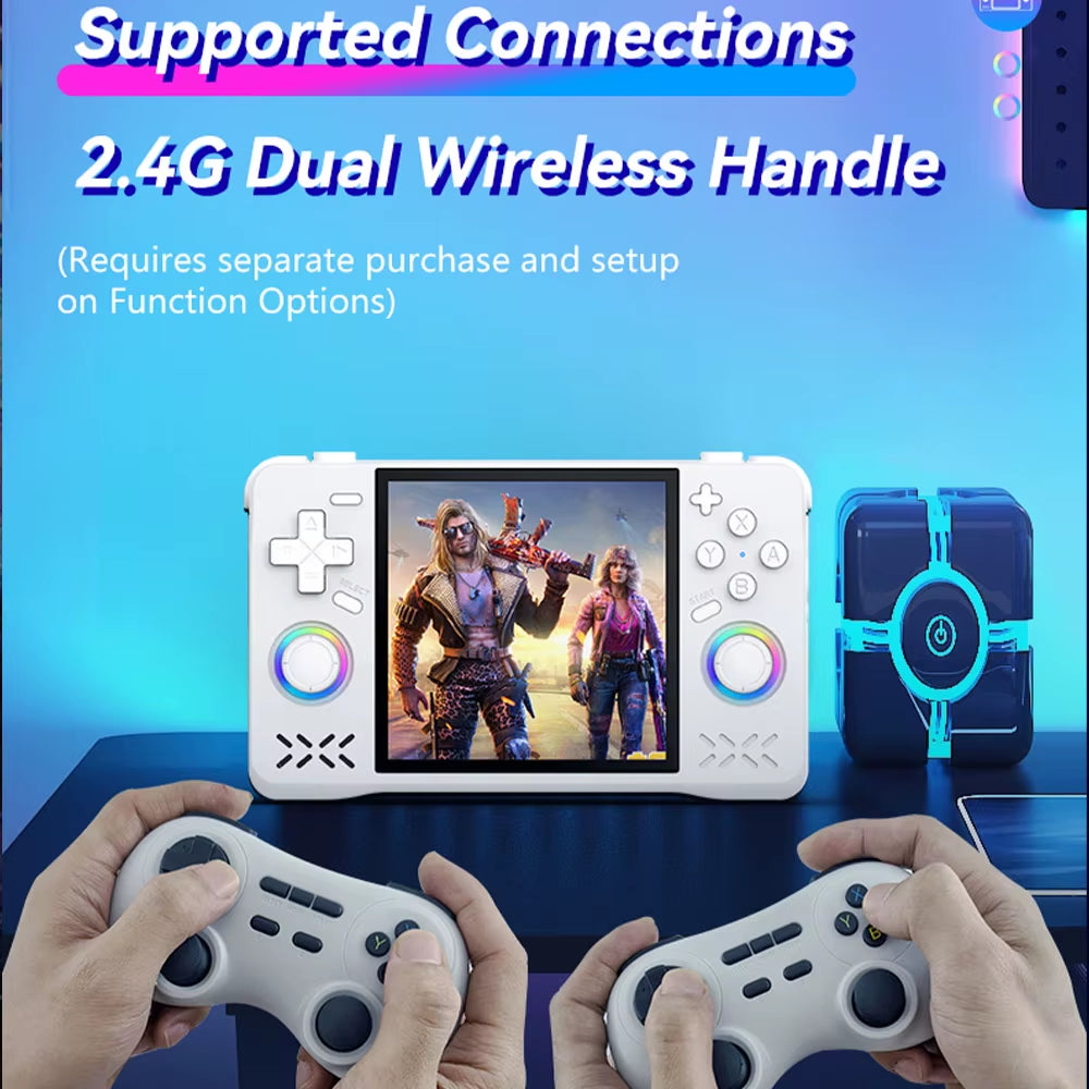 XF40H Handheld Game Console Open Source Linux System 4.0Inch IPS Screen 30+Emulators Pocket Video Player Game 4000Mah