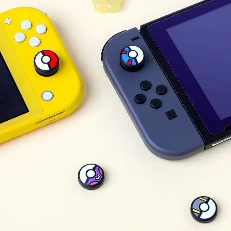 4 Pcs Anime Pokemon Thumbstick Caps