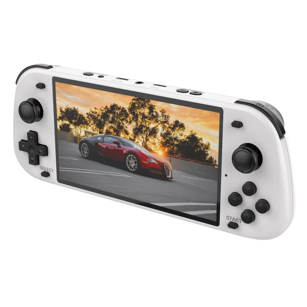New R50S Retro Handheld Game Console 5.1 Inch Large Screen Linux System 854*480 4200Mah Video Gaming Player Boy Gifts