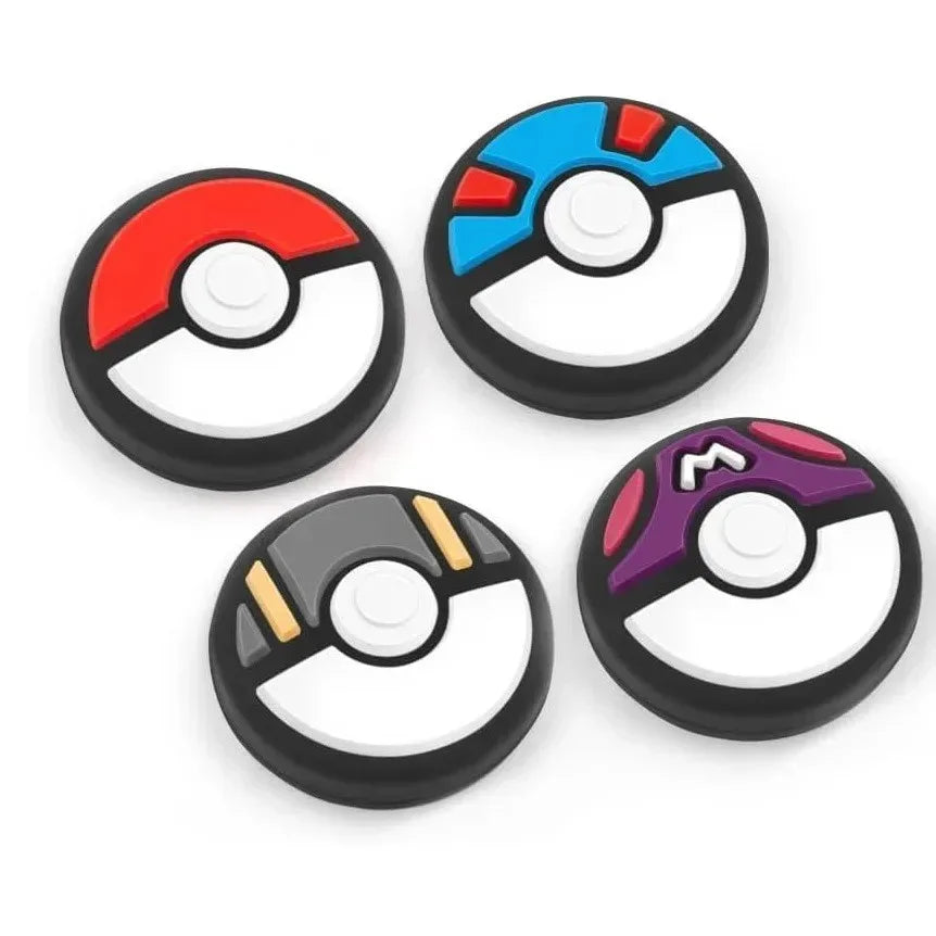 4 Pcs Anime Pokemon Thumbstick Caps